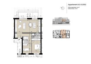 Appartement te koop in Mont-Saint-Guibert