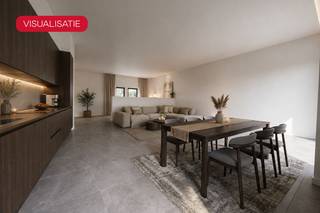 Deze bijzondere loftwoning bevindt zich op een nieuwe bedrijfssite en geniet van een mooi open uitzicht over de velden. De woning is discreet gelegen in de site wordt volledig instapklaar afgewerkt en biedt alle hedendaags wooncomfort met aandacht voor energiezuinigheid. Dankzij het E-peil van 18, de warmtepomp, zonnepanelen en het ventilatiesysteem bent u verzekerd van een comfortabele en duurzame woning.<br />De benedenverdieping is ingericht als volgt: inkomhall, gezellige open leefruimte met geïnstalleerde keuken; je ervaart een instant aangenaam gevoel van ruimte en natuurlijke lichtinval. Aansluitend bevindt zich een onderhoudsvriendelijke tuin met open zicht. Op de bovenverdieping bevinden zich de nachthal, drie volwaardige slaapkamers en een stijlvolle badkamer.<br />Met een grote bewoonbare oppervlakte van ca. 192 m² biedt deze woning een sublieme verhouding prijs/kwaliteit. Bovendien is één parkeerplaats inbegrepen in de prijs en bestaat de mogelijkheid om een tweede parkeerplaats aan te kopen voor € 2.500, exclusief kosten. Deze unieke woning is de ideale keuze voor wie op zoek is naar een moderne, lichtrijke en energiezuinige woonst met een bijzondere ligging. Voor meer informatie, contacteer Sebastien op het nummer 0477 09 09 09. <br />