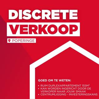 <p><strong>TE KOOP: Uitzonderlijk ruim duplexappartement met zonnig terras in Poperinge</strong></p>
<p>Wie op zoek is naar veel ruimte, rust én een centrale ligging, vindt hier een bijzonder interessante opportuniteit. </p>
<p>Met een bewoonbare oppervlakte van 155 m², drie slaapkamers en twee badkamers biedt het appartement opvallend veel wooncomfort. De lichtrijke leefruimte sluit rechtstreeks aan op het ruime Zuidgerichte terras, waar je volop geniet van zon en privacy.</p>
<p><strong>Indeling</strong></p>
<p><strong>Eerste verdieping</strong><br />• Ruime en lichtrijke leefruimte<br />• Open keuken, nog volledig naar eigen smaak in te richten<br />• Aansluitende berging<br />• Groot Zuidgericht terras<br />• Aparte bureauruimte<br />• Slaapkamer met private badkamer<br />• Apart toilet</p>
<p><strong>Tweede verdieping</strong><br />• Twee ruime slaapkamers<br />• Tweede badkamer<br />• Extra mogelijkheden als hobby-, werk- of bergruimte</p>
<p><strong>Troeven</strong><br />• 155 m² bewoonbare oppervlakte<br />• Drie volwaardige slaapkamers<br />• Twee badkamers<br />• Groot Zuidgericht terras<br />• Rustige ligging vlak bij het centrum<br />• Veel natuurlijke lichtinval<br />• EPC-label B<br />• Mogelijkheid tot aankoop van een parkeerplaats</p>
<p>Neem contact op met je ERA-makelaar en ontdek zelf hoeveel ruimte en comfort dit appartement te bieden heeft.</p>
<p><strong>JOUW DROOMTHUIS. ZO GEVONDEN!</strong></p>