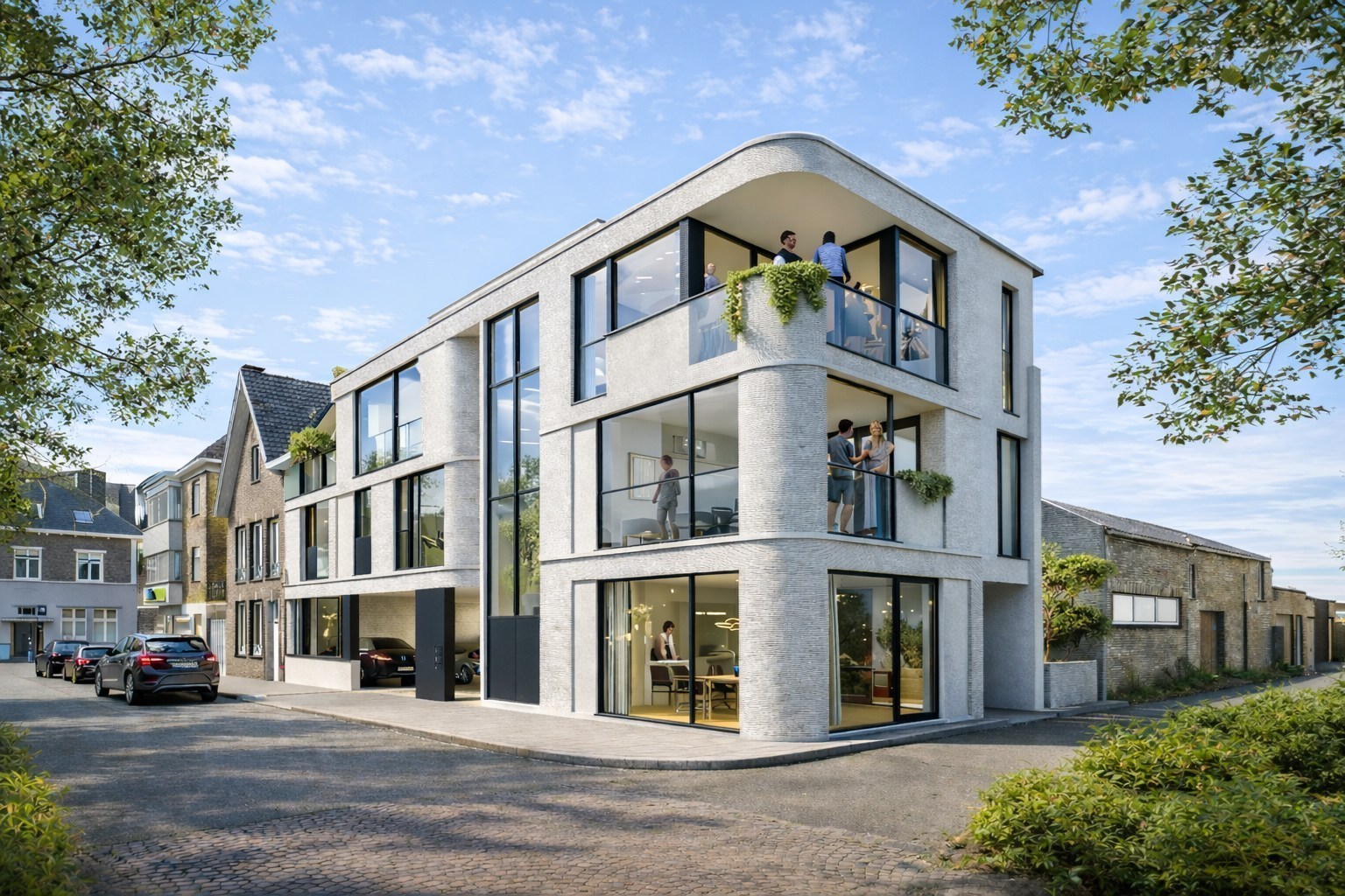 Nieuwbouwappartement met 2 slaapkamers en terras te Sint-Michiels (Brugge) - foto 2