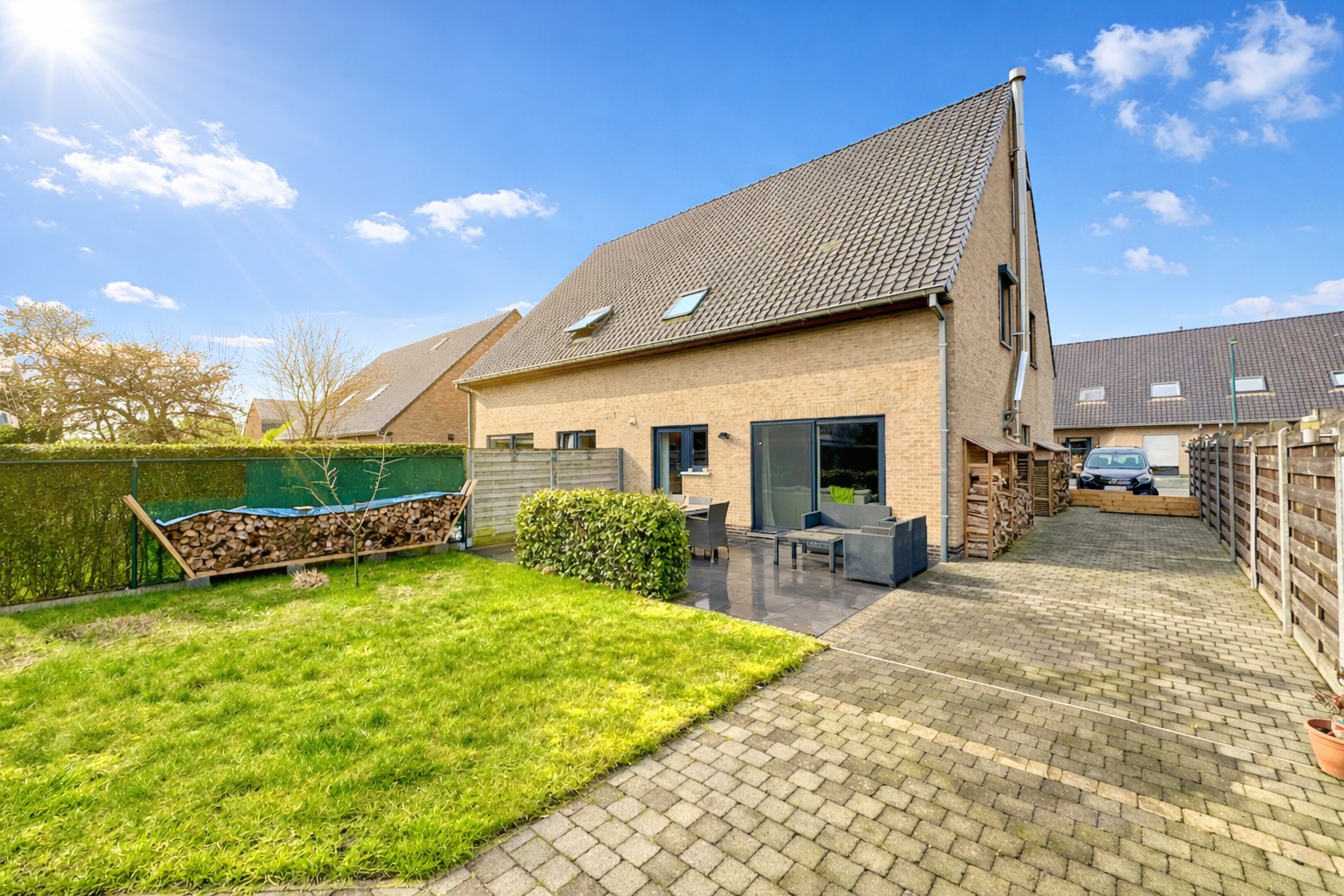 Instapklare halfopen bebouwing op rustige ligging in Doornzele/Evergem - foto 3