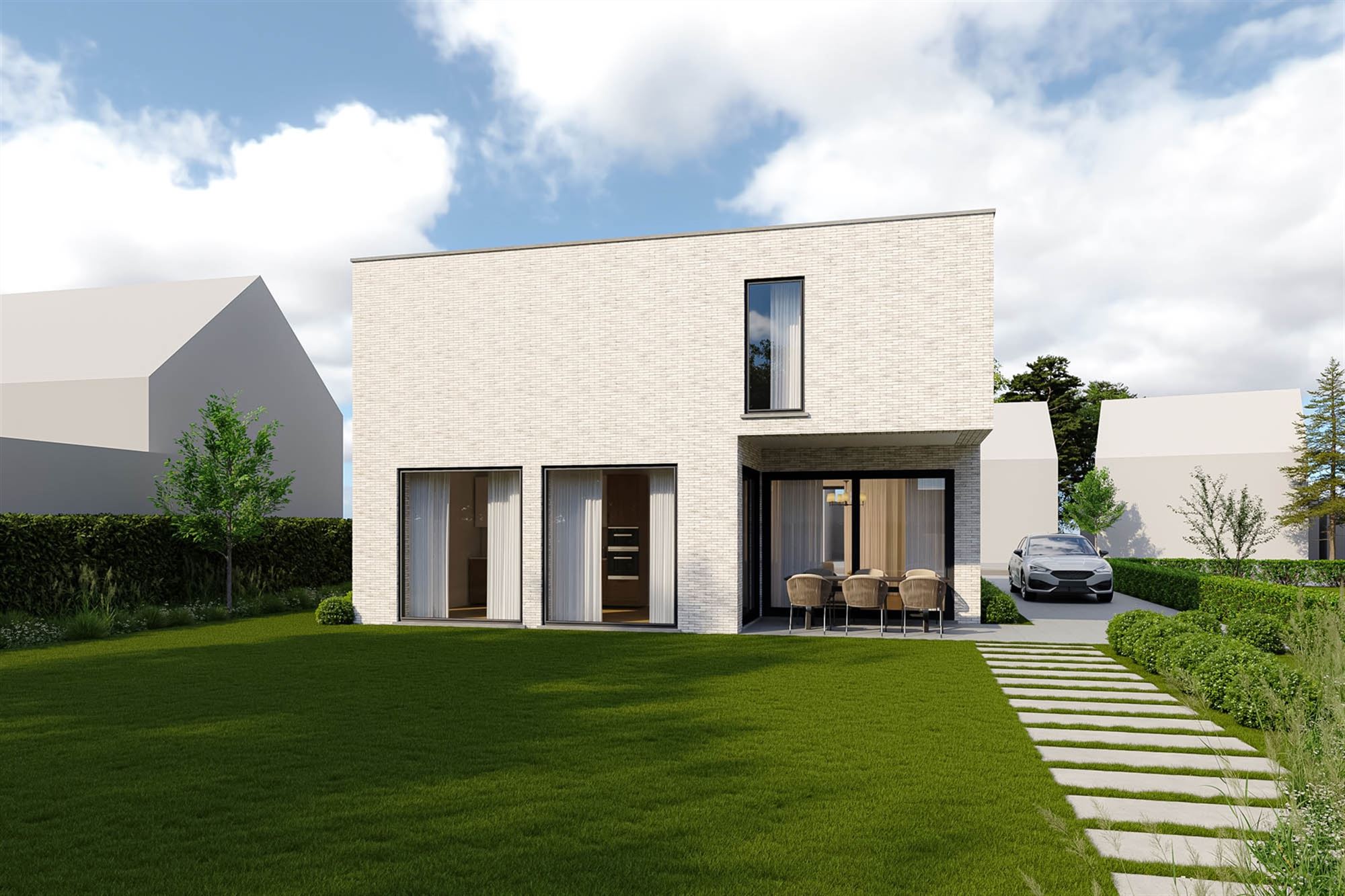 VOLLEDIG AFGEWERKTE NIEUWBOUWWONING MET MOOI, GROEN ZICHT - foto 2