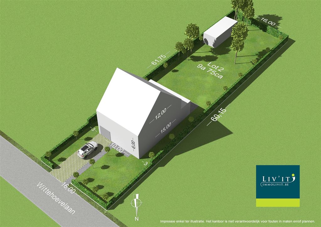 Bouwgrond voor open bebouwing in rustige straat! - foto 1