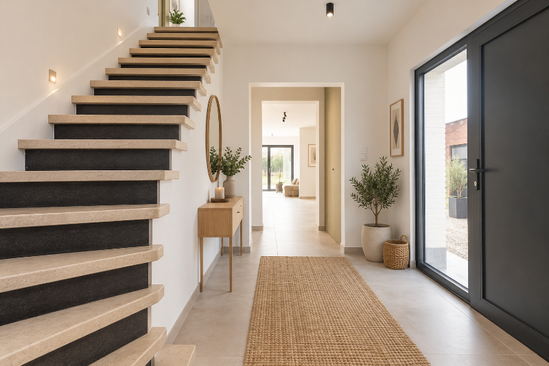 Instapklare, halfopen woning met 5 slaapkamers, bureau, tuin, volledig ingerichte keuken...(energielabel B) - foto 3