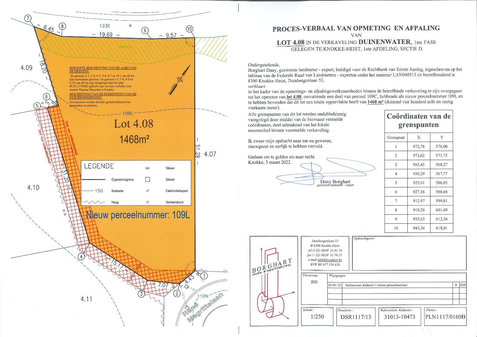 Bouwlot 4.08   -   perceel van 1.468 m² - foto 2