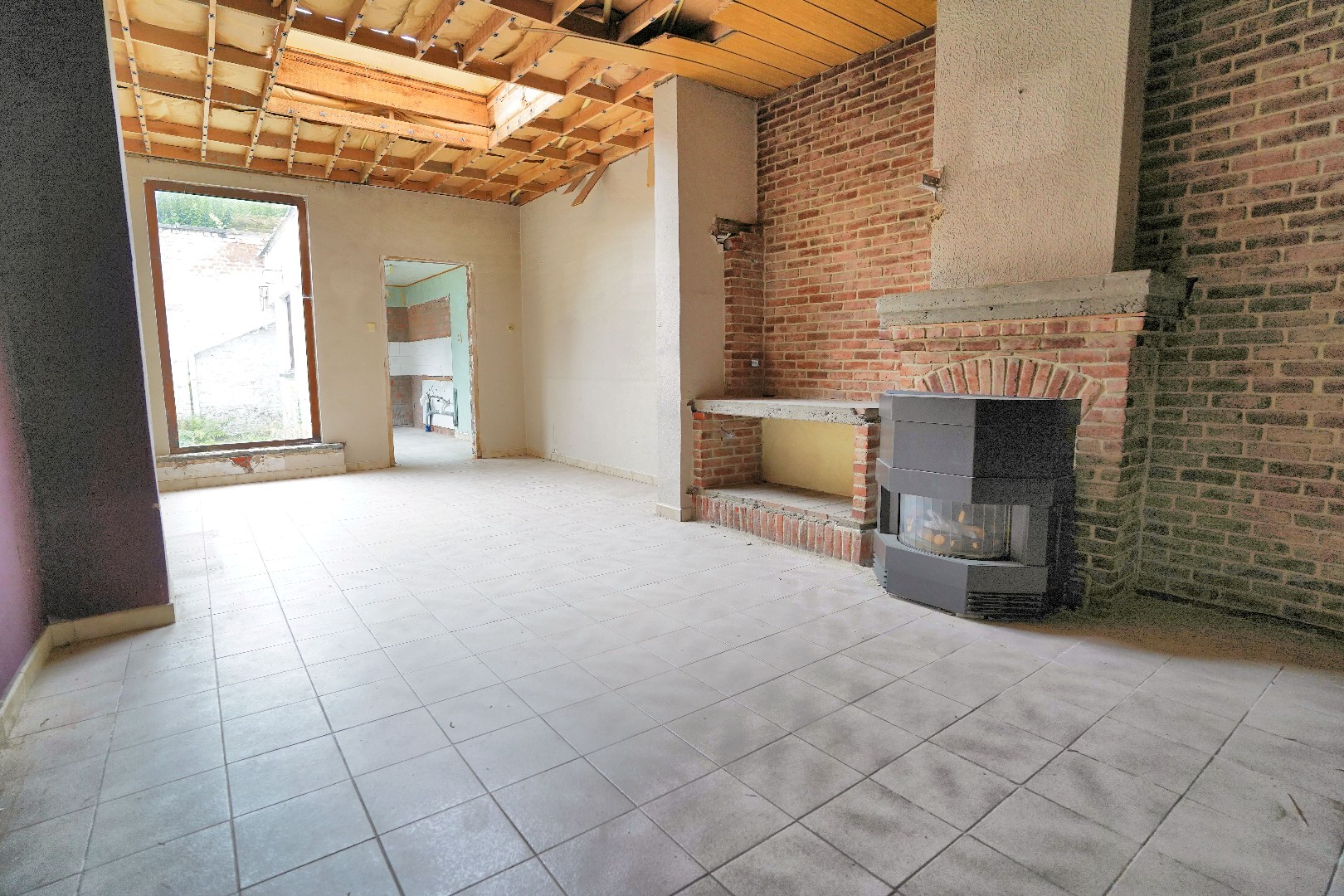 2 (of 3) identiek te renov. woningen, elk 3 slpk, koer in rustige centrumstraat - foto 5