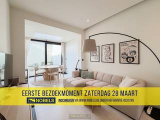 1ste bezoekdag zaterdag 28 maart! Inschrijven kan via www.nobels.be onder referentienummer 4331249.VOLLEDIG GERENOVEERDE STADSWONING (2024) gelegen...