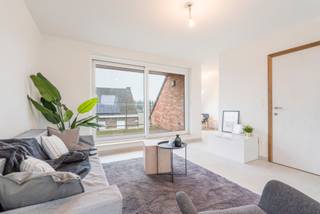 Ontdek Residentie De Hoppepresse, een kleinschalige en stijlvolle residentie in het hart van het charmante Proven, op slechts 7 km van Poperinge. Hier geniet je van de rust en landelijke charme van de Westhoek, met idyllische vergezichten over de hoppevelden — en dat in een comfortabel, energiezuinig en instapklaar appartement.

Dit instapklare appartement is volledig geschilderd en beschikt over een lichte, ruime woonkamer met open keuken, een bureau, een praktische berging, 2 slaapkamers, een badkamer en twee ruime zonneterrassen waar je volop van het buitenleven kan genieten.

Daarnaast is er mogelijkheid om een garagebox aan te kopen, ideaal voor wie comfort en gemak belangrijk vindt.

Of je nu op zoek bent naar een eigen woonst in een gezellige dorpskern of een interessante investering, dit appartement biedt het allemaal.

Benieuwd? Contacteer ons vandaag nog voor meer informatie of een bezoek ter plaatse.