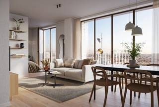 Informatie & Bezoeken: 02/318.18.08 of new.brussels@weinvest.be<br />Ontdek het Matisse-project, een moderne residentie met 156 lichte en duurzame appartementen, variërend van studio's tot 3-slaapkamerappartementen.<br />Gelegen in het hart van Evere, biedt het Matisse-project een ideale locatie, dicht bij de Europese instellingen, de luchthaven en het stadscentrum. Geniet van een dynamische buurt met groene ruimtes, winkels, scholen en een uitstekend openbaar vervoersnetwerk.<br />De bewoners hebben toegang tot een terras en een gemeenschappelijke privétuin, ontworpen als een ideale ontspanningsruimte om te genieten van een rustige en aangename levensomgeving in het hart van het project.<br />De interieurs van de Matisse-appartementen zijn ontworpen om optimaal comfort en een ongeëvenaarde levenskwaliteit te bieden. Grote raampartijen zorgen voor uitzonderlijk natuurlijk licht en bieden een prachtig uitzicht over de stad.<br />Het Matisse-project integreert moderne energieoplossingen zoals geothermie en zonnepanelen, waardoor hernieuwbare energie wordt geleverd. Het project maakt geen gebruik van fossiele brandstoffen en legt de nadruk op milieuvriendelijkheid. Energie-efficiëntie staat centraal in het project en zorgt voor een verlaagd energieverbruik, terwijl optimaal comfort wordt gegarandeerd.<br />Mogelijkheid van 6% btw, onder voorwaarden.