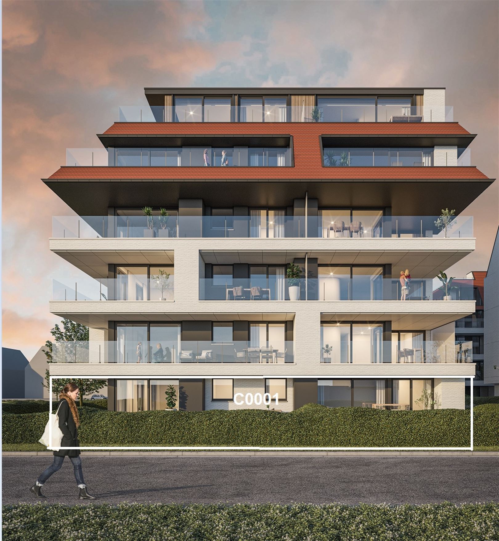 C0001 Een kleine villa op glvl met reuzeterras en tuin en woonkamer van + 60m² - foto 1