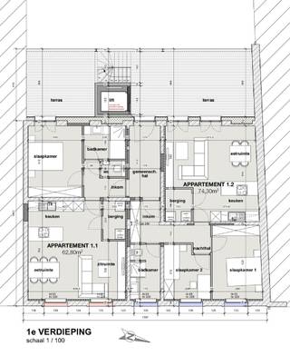 renovatieproject met 5 appartementen... Geef deze grote herenwoning met prachtige gevel een grondige renovatie/opknapbeurt en u hebt een...