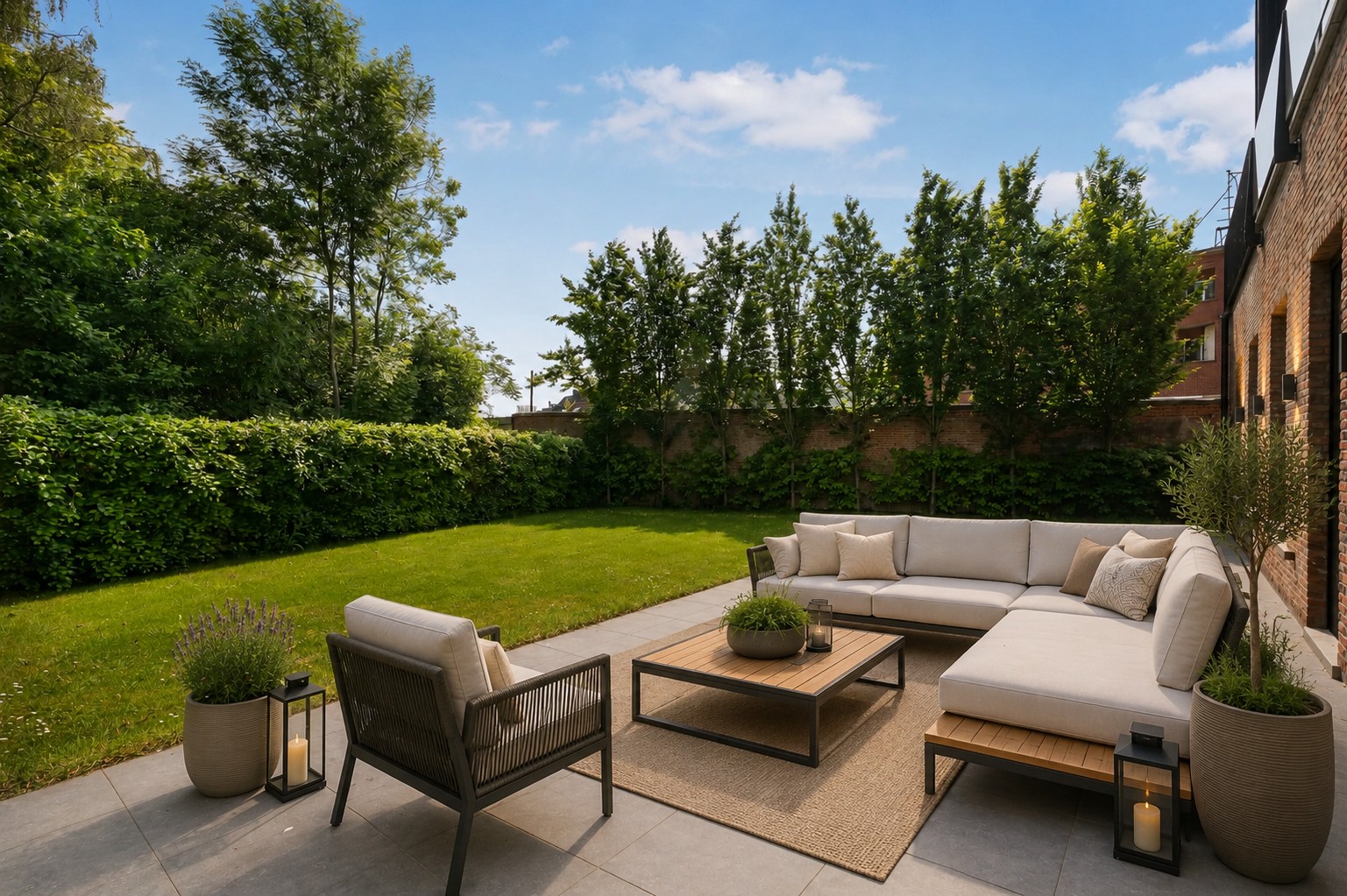 Authentiek gelijkvloers appartement 132m² met tuin in kasteelvilla te Burcht! - photo 5