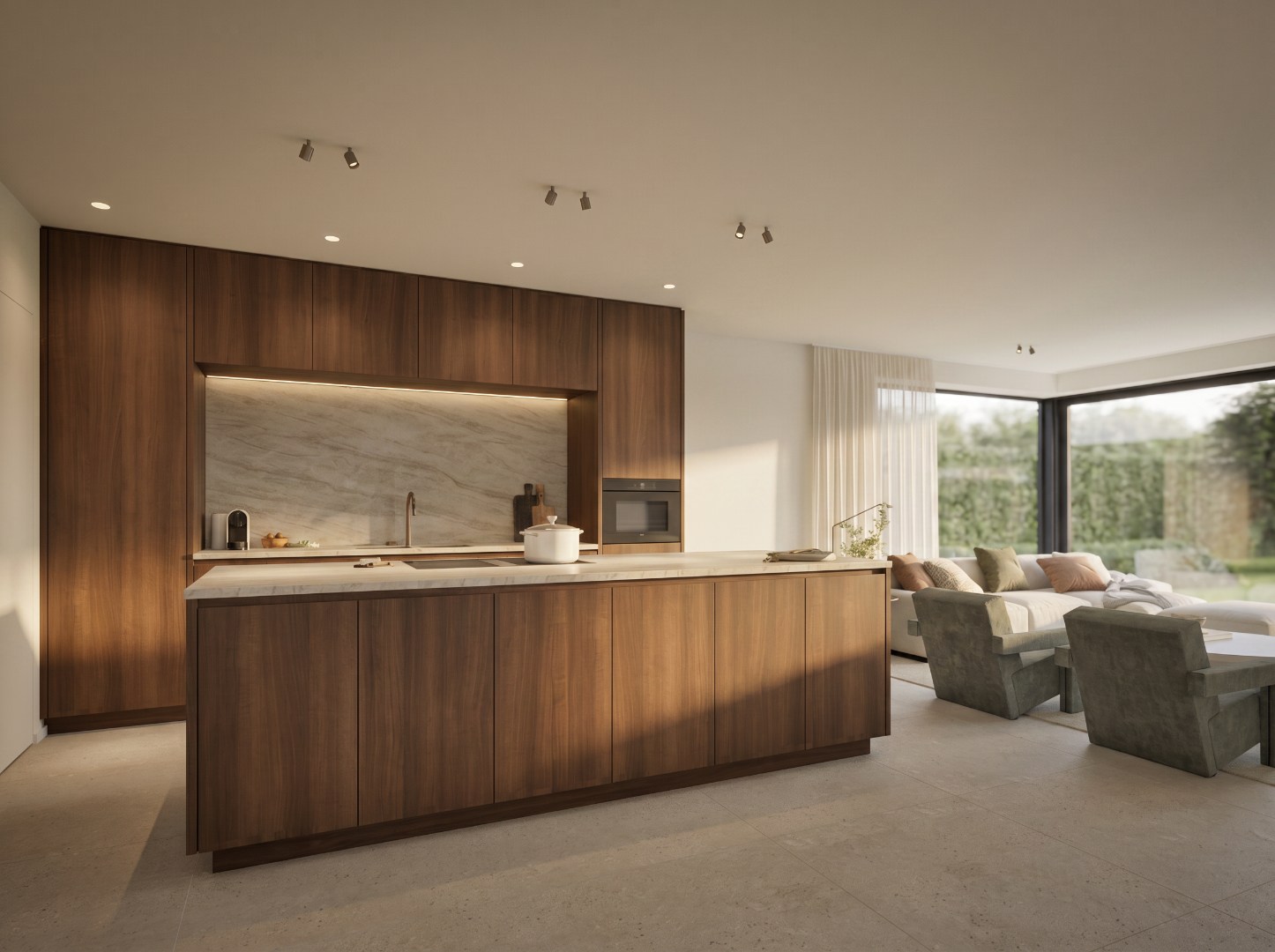 Schitterend gelijkvloers nieuwbouw villa-appartement met tuin! - foto 4
