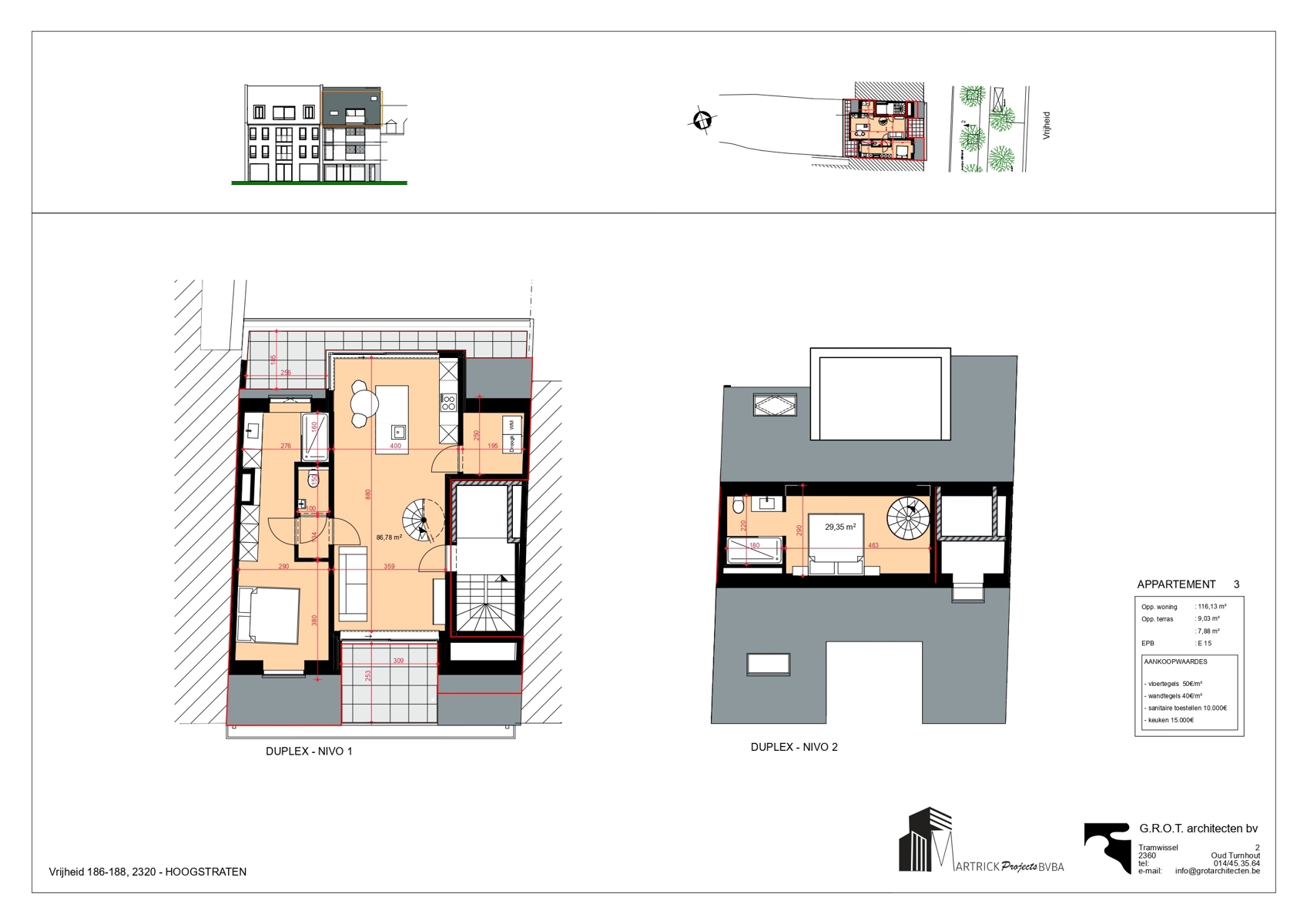 Morello A3 | Duplexappartement van 116 m² met 2 slaapkamers - foto 4
