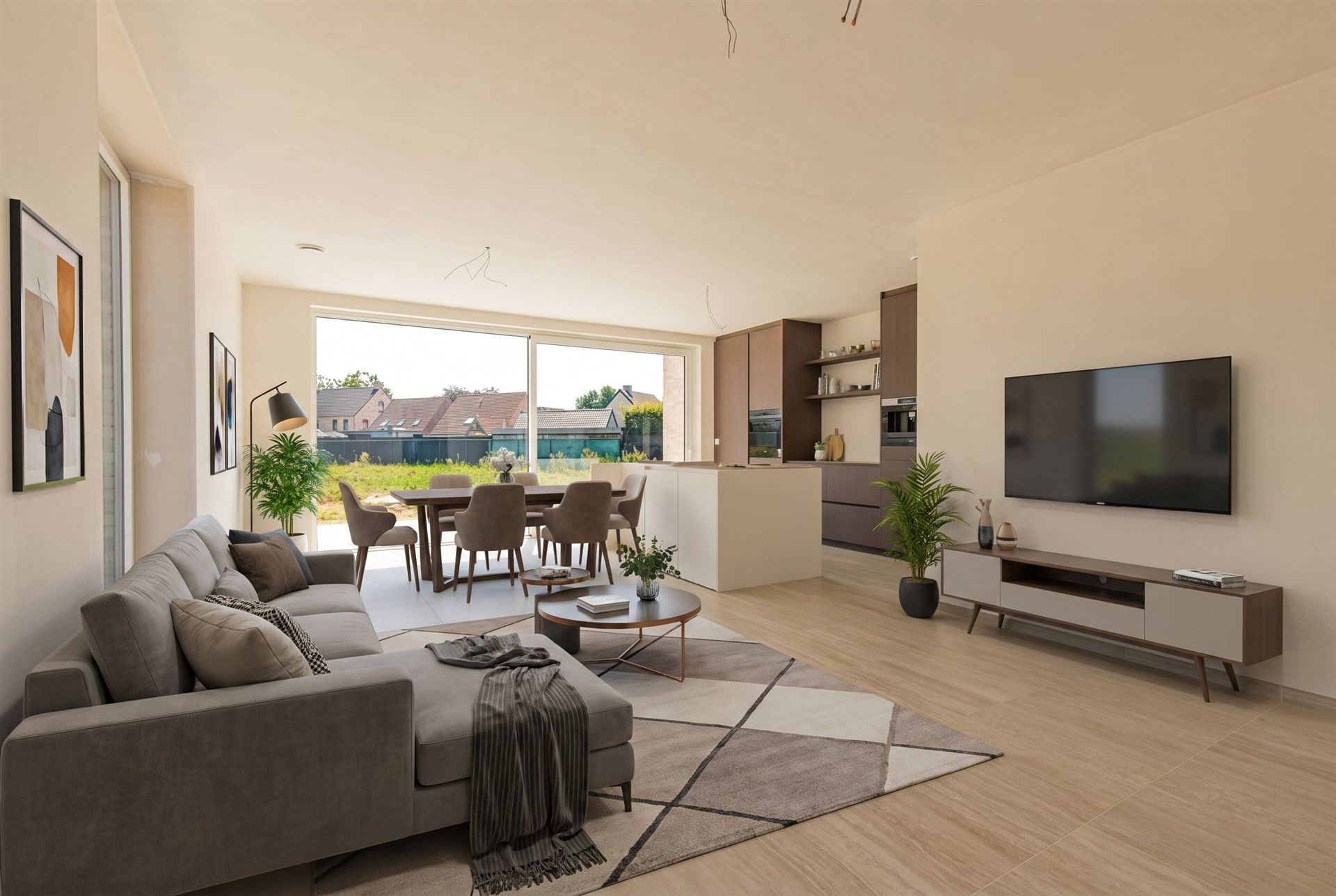 NIEUWBOUW HALFOPEN BEBOUWING MET 3 SLPK TUIN OP 5A 30CA - foto 4