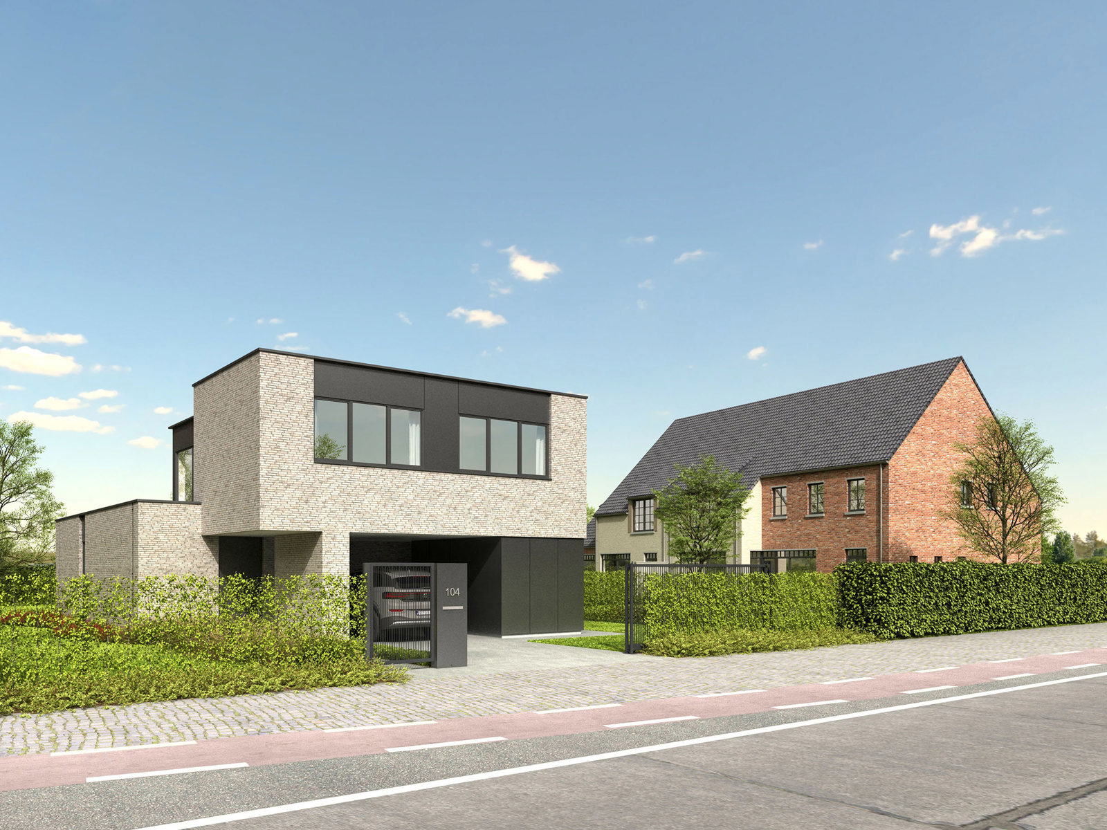 Moderne, lichtrijke nieuwbouwwoning met tuin te koop in groen Kalken (Laarne) - foto 1