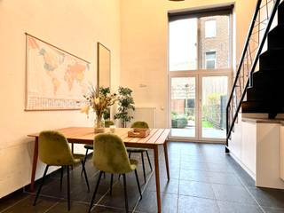 Toffe LOFTWONING met 3 SLK en TUIN! Ideale STARTERSWONING of als investering (mooi rendement). INDELING: inkom met toilet en berging, leuke...
