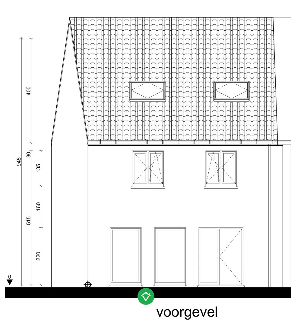 bouwgrond voor halfopen bebouwing centrum Koekelare - foto 5