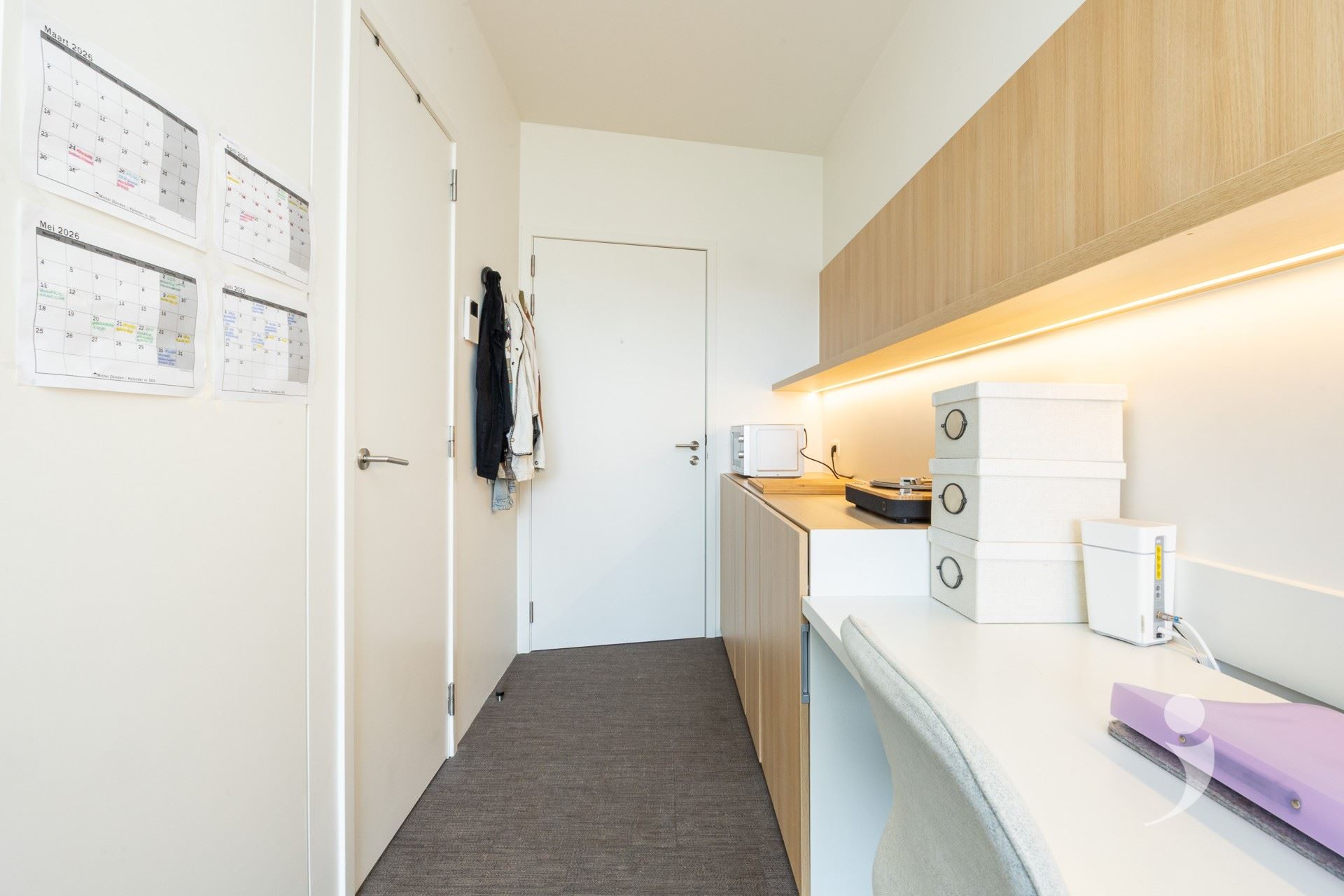 Luxueuze studentenkamer met eigen sanitair en terras - foto 4