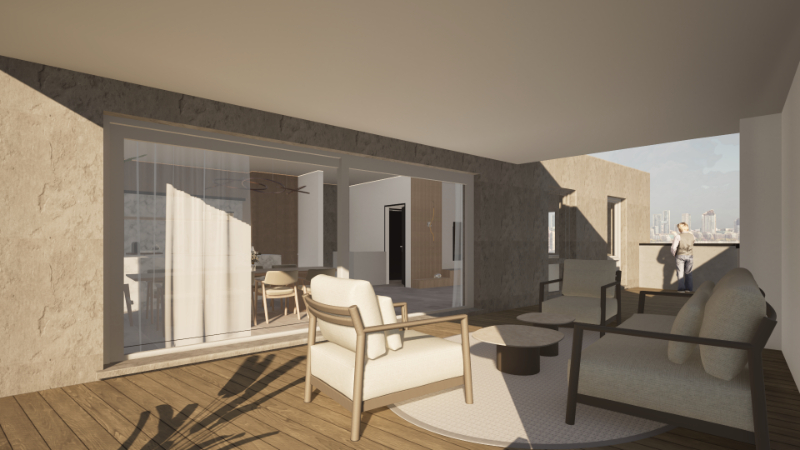 Uniek duplex appartement met 3 slaapkamers en groot terras - foto 4