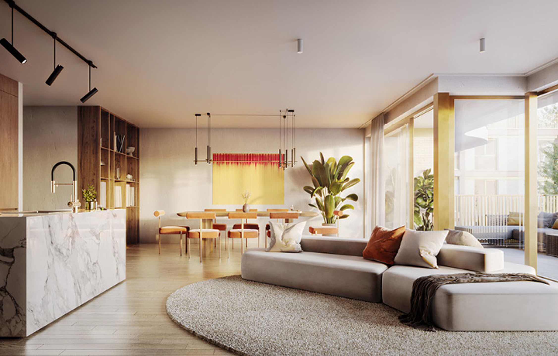 Appartement met 3 slaapkamers - foto 1