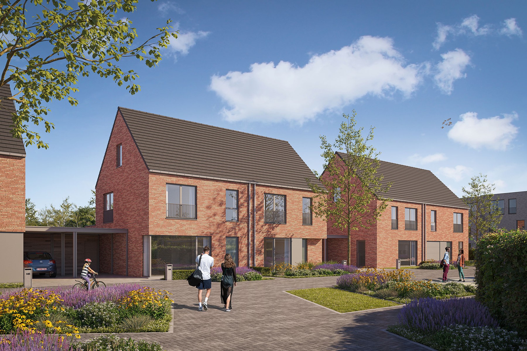 LOT 173 Moderne halfopen energiezuinige nieuwbouwwoning met 3 slaapkamers, tuin, carport en parkeerplaats. - foto 5