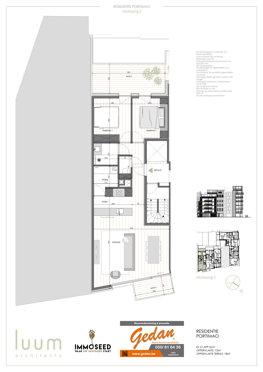 Appartement te koop in Oostende met 2 slaapkamers - foto 2