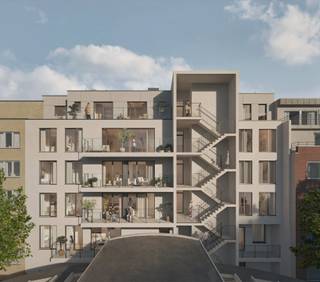Telefoon : 02 318 18 08 of new.brussels@weinvest.be - Ontdek Artico, de reconversie van een voormalige gemeentelijke garage in Art Deco-stijl. Een project dat de charme van een historisch gebouw combineert met het comfort en de levenskwaliteit van een nieuwbouw. Gelegen in het hart van Evere, een van de meest dynamische gemeenten in het oosten van Brussel, in een rustige wijk aan de poorten van de stedelijke drukte, en op minder dan 10 minuten van de NAVO of de luchthaven. Het Artico-project bestaat uit 21 nieuwe, lichte appartementen met terrassen. Dit project, uitgerust met warmtepompen, biedt uitstekende energieprestaties. Een unieke kans voor bewoners en investeerders.