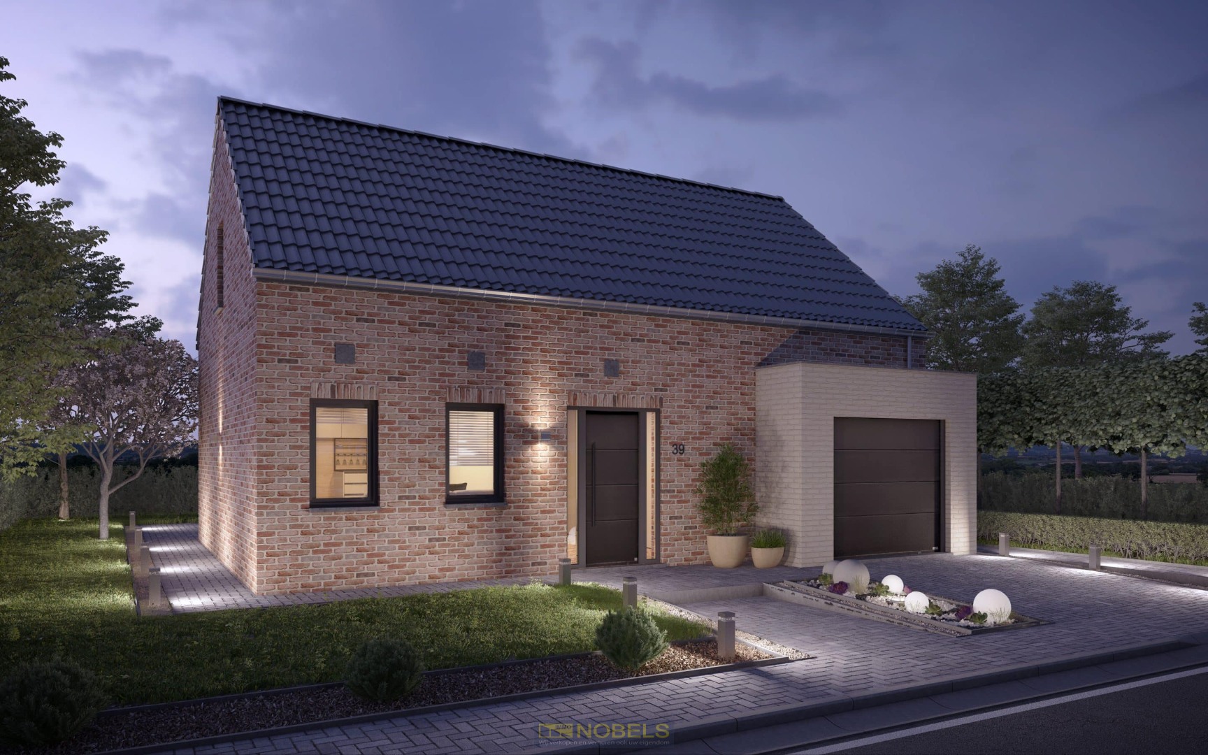 Te koop, nieuw te bouwen villa in dorpskern van Oeudeghien - photo 1