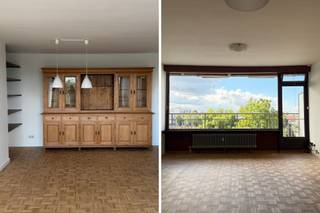 <p><strong>Welkom in dit aangename appartement op het Sporthalplein in Wilrijk. Een appartement waar ruimte, licht en karakter samenkomen – met drie slaapkamers, een heerlijk terras over de volledige lengte en een prachtige authentieke blokjesparket die doorheen het hele appartement voor extra sfeer zorgt.</strong></p><p> </p><p><strong>Binnenkomen en thuiskomen</strong><br />Via de inkomhal kom je het appartement binnen. Hier vinden we meteen een handige vestiarekast, ideaal voor jassen en schoenen. Verder beschikt het appartement over een apart toilet en een aparte berging, handig voor extra opbergruimte.</p><p> </p><p><strong>Ruimte om te leven</strong><br />De leefruimte is aangenaam en lichtrijk en wordt extra sfeervol dankzij de authentieke blokjesparket die in het volledige appartement doorloopt. Een tijdloze vloer die het appartement een warme en karaktervolle uitstraling geeft.</p><p> </p><p><strong>Koken en ontspannen</strong><br />De aparte keuken is praktisch ingericht en vormt een fijne plek om rustig te koken. Ook de badkamer is functioneel voorzien, met een ligbad en aansluiting voor de wasmachine.</p><p> </p><p><strong>Drie slaapkamers</strong><br />Het appartement beschikt over maar liefst drie volwaardige slaapkamers. Ideaal voor een gezin, als thuiskantoor of gewoon voor wie graag wat extra ruimte heeft.</p><p> </p><p><strong>Buitenleven op z'n best</strong><br />Een absolute troef is het terras dat zich over de volledige lengte van het appartement uitstrekt. Een zalige plek om buiten te zitten, te aperitieven of gewoon te genieten van wat extra ruimte en licht.</p><p> </p><p><strong>Extra comfort</strong><br />Voor het gebouw is er een ruime parking voor auto's, wat in een stedelijke omgeving een mooie extra is. In de kelder beschikt het appartement bovendien over een eigen kelderbox.</p><p> </p><p>Kortom: een ruim en karaktervol appartement met drie slaapkamers, een prachtige authentieke parketvloer en een zalig terras, op een centrale locatie in Wilrijk.</p><p> </p><p>Het appartement is beschikbaar vanaf 1 oktober. De gemeenschappelijke kosten bedragen € 200 per maand, inclusief water en verwarming.</p><p> </p><p>Overtuigd? Plan een bezoek in!</p>