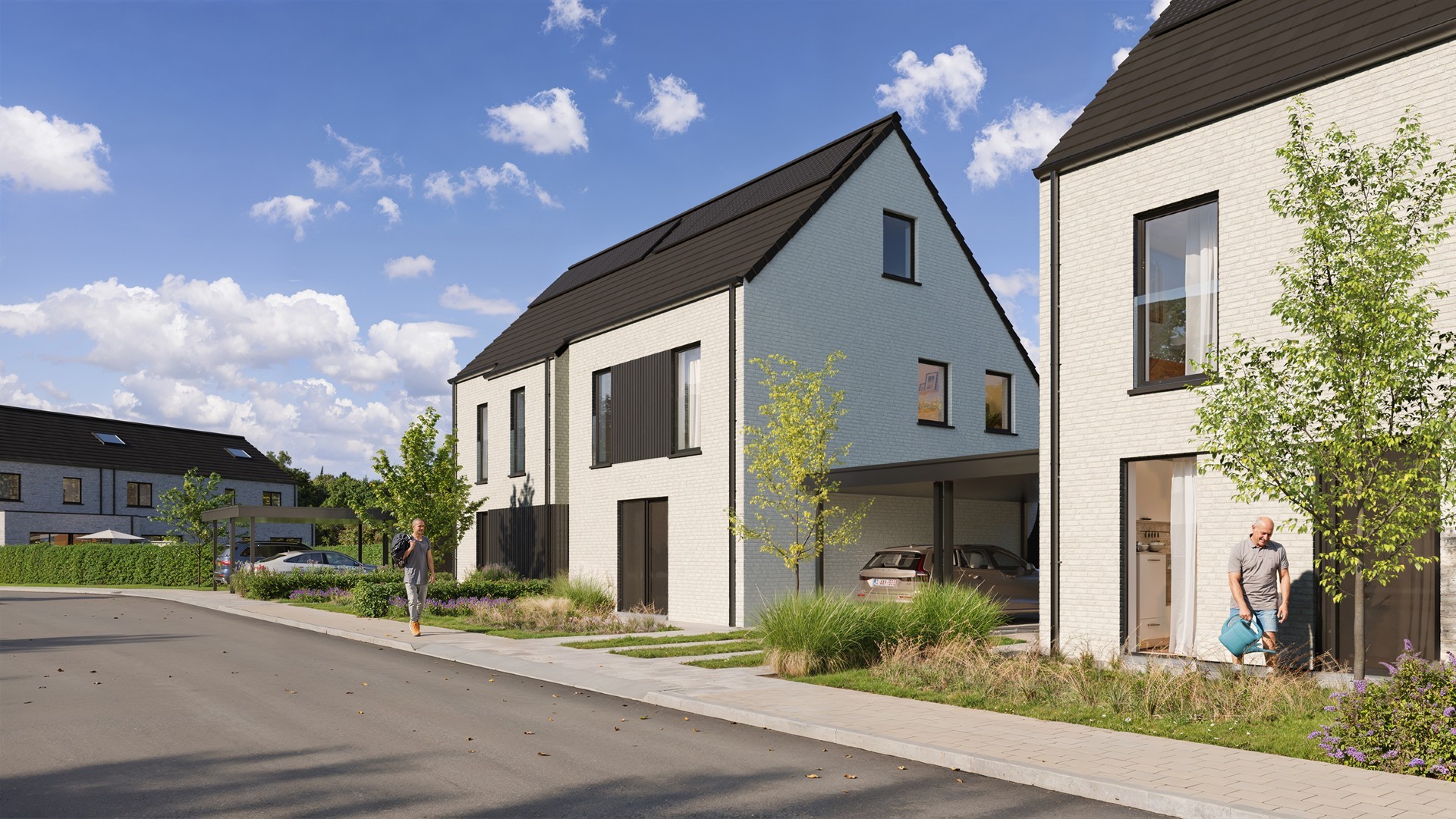 Energiezuinige halfopen bebouwing In nieuwe wijk - foto 1