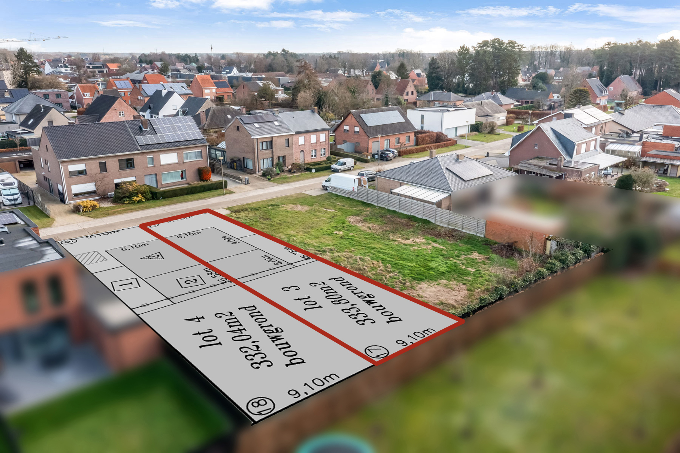 Zeer gunstig gelegen bouwgrond (333m²) in het mooie Lille. - foto 4