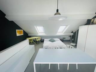 Gemeubeld triplex-appartement met terras in hartje GentInstapklaar en charmant triplex-appartement in de Onderstraat, met zonnig terras en zicht op...