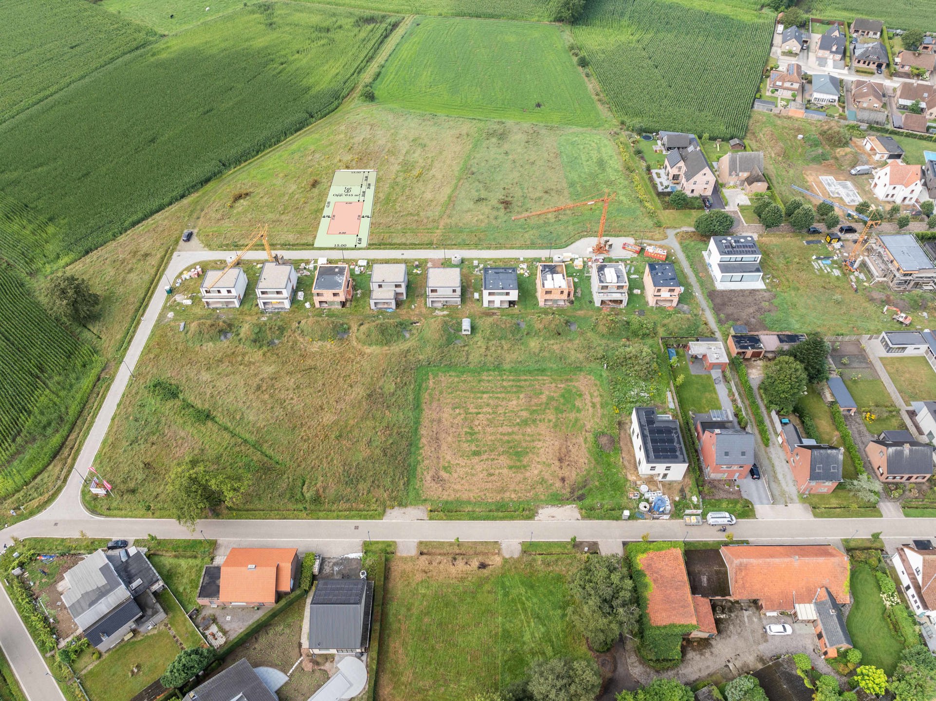 Bouwgrond voor open bebouwing op 645m² - foto 3