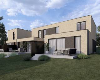 <strong>Woonoase Delvaux </strong><br />Energiezuinig nieuwbouwproject in groene en rustige straat – Neerijse<br /><br />AANKOOP MOGELIJK AAN 6% BTW<br /><br />Op de hoek van Wolfshaegen met de rustige Ridderstraat wordt dit kleinschalige en kwalitatieve nieuwbouwproject van 10 woningen gerealiseerd. <strong>Omgeven door groen</strong>, biedt dit project een ideale combinatie van wooncomfort, duurzaamheid en levenskwaliteit.<br /><br />Het project bestaat uit een gevarieerde mix van <strong>open, halfopen en gesloten bebouwingen</strong>, geschikt voor gezinnen en koppels die op zoek zijn naar een moderne en toekomstgerichte woning.<br /><br />Alle woningen worden uitgerust met <strong>hedendaagse technieken en een sterke focus op energiezuinigheid</strong>:<br />- E-peil lager dan of gelijk aan 10 <br />- Lucht-water warmtepomp<br />- Vloerverwarming<br />- Volledig onderkelderd, ideaal als extra bergruimte of multifunctionele ruimte<br /><br />Dankzij deze duurzame voorzieningen geniet u van een aangenaam binnenklimaat en <strong>lage energiekosten</strong>. De groene en rustige ligging zorgt voor een aangename woonomgeving, met <strong>vlotte verbindingen</strong> naar omliggende gemeenten en dagelijkse voorzieningen.<br /><br />Tot slot: doordat de <strong>tuinaanleg is inbegrepen</strong> in de prijs, kunt u al meteen heerlijk genieten van de <span><strong>zuid-georiënteerde </strong>tuin wanneer u de sleutels ontvangt. <br /></span><br />Een aantrekkelijk nieuwbouwproject voor wie rustig, comfortabel en energiezuinig wil wonen in het groen.<br /><br />Interesse? Neem snel met ons contact op.