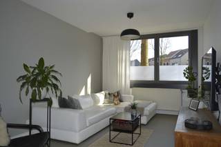 Het appartement is top gelegen in een rustige straat doch op wandelafstand van het Centrum van Edegem. Dichtbij openbaar vervoer en station<br />Het appartement is gerenoveerd en instapklaar.<br />We komen binnen in de lichte leefruimte en lopen door naar de grote open keuken welke voorzien is van al de nodige toestellen en comfort.<br />Achteraan vinden we 1 ruime slaapkamer (12m²)<br />Via de grote schuiframen geniet je van veel lichtinval.<br />De badkamer is voorzien van een ruime inloopdouche, badkamermeubel en wc.<br />De gezellige stadstuin is volledig omheind en zuid-west gericht.<br />In de kelder zijn er nog 2 grote bergplaatsen voorzien.<br /><br />De vele troeven zijn :<br />centrale doch rustige ligging,<br />Veel parkeermogelijkheden in de straat,<br />gezellige buitenruimte,<br />overal rolluiken en vliegenramen.<br />Klein gebouw met 2 appartementen (geen maandelijkse onkosten).<br />recente verwarmingsketel.