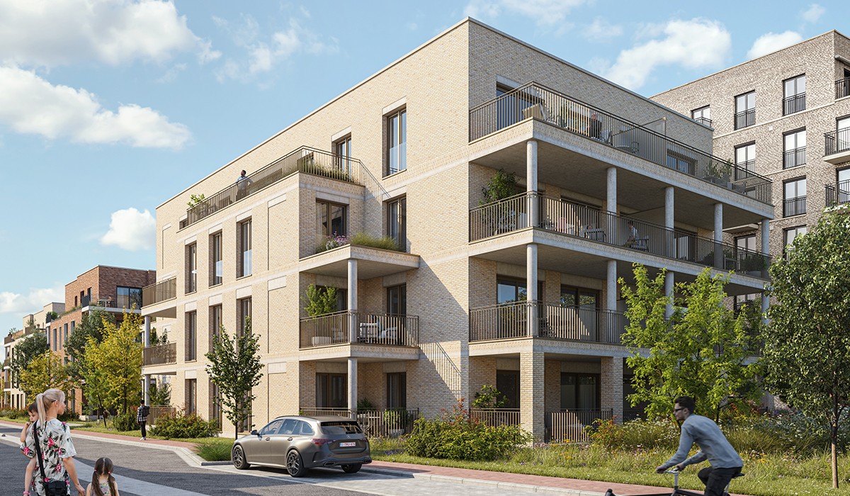 App. C.0.1: gelijkvloers appartement met 2 slaapkamers - foto 1
