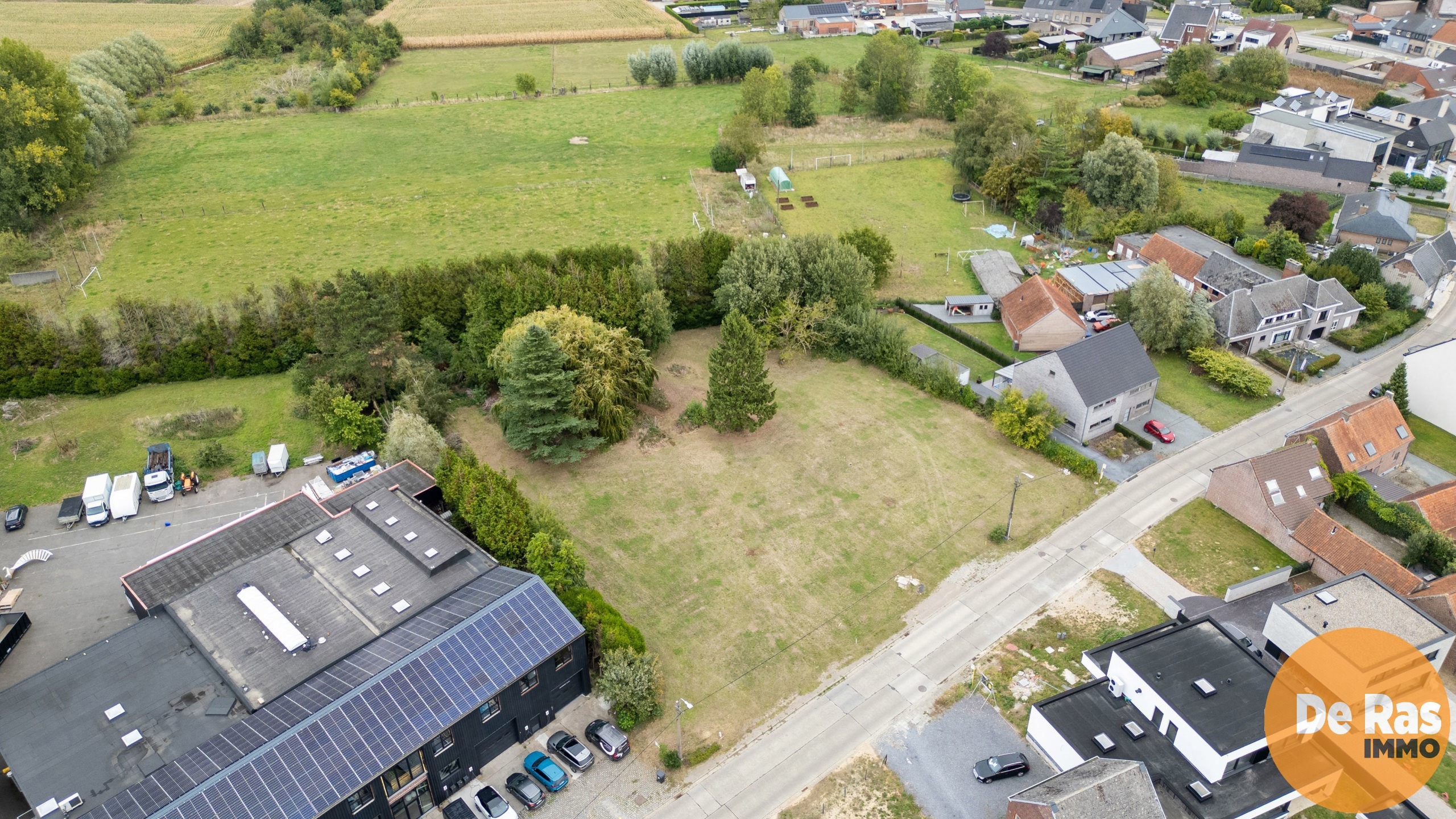 BAVEGEM- Bouwgrond (lot 1) voor halfopen bebouwing met weide - foto 2