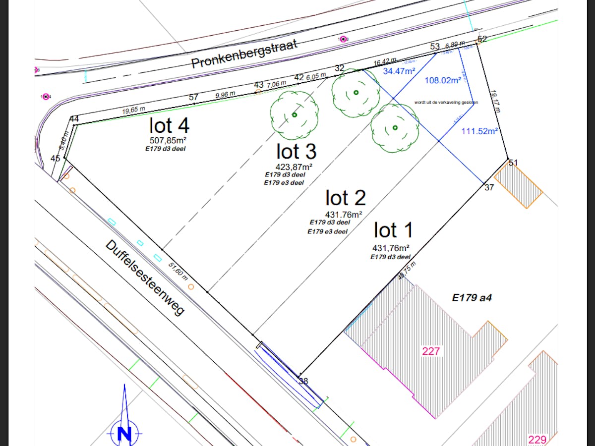 Terrain de 432 m² pour bâtiments mitoyens à Kontich - photo 2