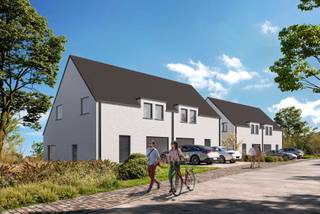 <p><b> 9 NIEUWBOUWWONINGEN TE KERKSKEN – UW NIEUWE THUIS IN EEN RUSTIGE, GROENE OMGEVING! </b><b></b></p>
<p>Ontdek deze 9 prachtige nieuwbouwwoningen, ideaal gelegen in het charmante Kerksken, een oase van rust met tal van wandelwegen in de buurt. Perfect voor wie houdt van een landelijke omgeving, zonder in te boeten op comfort en bereikbaarheid.<br /><span>De natuur rondom de woningen en in de buurt draagt bij tot een gezonde en rustige leefomgeving.</span><br />Alle winkels, scholen en zorgverlening is zeer vlot bereikbaar op ongeveer 1 km.<br />Dit project combineert moderne architectuur met de charme van een rustige woonomgeving. Een droomlocatie voor gezinnen, jonge koppels en iedereen die het beste zoekt van twee werelden: rust en gemak.<br />De woningen beschikken over hoogwaardige materialen en alle moderne technieken zoals een warmtepomp, vloerverwarming en hernieuwbare energie waardoor je een lage energiefactuur zal bekomen.<br />Alle woningen beschikken over 3 slaapkamers, luxueuze badkamer, een grote lichtrijke leefruimte met semi-open keuken, een handige berging grenzend aan de keuken. Deze geeft toegang naar het achtergelegen terras.<br />De zolder biedt een extra ideale bergruimte.<br />Er is keuzevrijheid in ons aanbod: met garage of met carport, met warmtepomp of gascondensatieketel.<br /><br />Deze woningen verdienen je aandacht. <br />Neem vandaag nog contact op voor meer informatie of een bezoek op het kantoor van Aeygems Vastgoed!<br /><b></b></p>