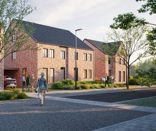 <strong>Project Grimbergen Beigemveld – groen wonen in het hartje van Grimbergen </strong><br />Beigemveld is een nieuwe, verkeersluwe woonbuurt op wandel- en fietsafstand van de dorpskern van Grimbergen. Met een ruim opgezet buurtpark als groen hart, duurzame technieken en een mix van moderne én landelijke woningen, biedt Beigemveld rust, comfort én toekomstgericht wonen.<br /> <br /><strong>Lot 5 + Carport A1 + Staanpl A4 – 4 slaapkamers – perceel 322 m² – halfopen woning </strong><br />Halfopen bebouwing met vier slaapkamers, op 322 m² grond. Dankzij de ligging in Beigemveld woon je in een rustige, groene buurt, vlak bij het park en op wandelafstand van de kern. De duurzame bouw en energiezuinige technieken maken van deze woning een toekomstgerichte keuze voor gezinnen. Inclusief carport en fietsberging. Zolder optioneel af te werken. 