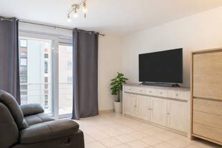 Vlakbij de bruisende winkelstraat en de Zeedijk van Nieuwpoort-Bad ligt de toonaangevende residentie Apollo.<br />Op de vierde verdieping vinden we dit <strong>instapklare</strong> appartement terug.<br /><br />De indeling is als volgt:
<ul>
	<li>Inkomhal;</li>
	<li>Ruime slaaphoek;</li>
	<li>Gezellige leefruimte met schuifraam naar het terras;</li>
	<li><strong>Zuid-gericht terras,</strong> uitgevend op het rustige binnenplein;</li>
	<li>Aparte slaapkamer met dubbel bed en handige kleerkasten;</li>
	<li>Open, volledig ingerichte keuken;</li>
	<li>Apart toilet;</li>
	<li>Badkamer met wastafel en douche;</li>
</ul>
<br />Extra troeven:
<ul>
	<li><strong>Nieuwe boiler</strong>;</li>
	<li>Zuidgericht;</li>
</ul>
Het appartement is momenteel verhuurd op jaarbasis en is beschikbaar vanaf 01/02/2026.<br /><br />Benieuwd? Aarzel niet om ons te contacteren voor een bezoek ter plaatse.