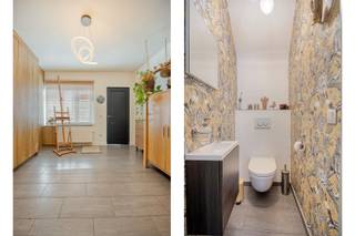 <p>Deze stadswoning combineert comfort, licht en een aangename buitenruimte op een centrale locatie. Via de inkomhal, voorzien van praktische ingemaakte kasten en een apart gastentoilet, komen we binnen in de woning. Deze ruimte kan bovendien perfect dienstdoen als bureauruimte. De leefruimte vormt het hart van de woning. De open leefkeuken met eiland sluit naadloos aan op de eet- en zithoek. Dankzij de grote raampartijen geniet je hier van een aangename natuurlijke lichtinval en een mooi zicht op de tuin. De aanwezige binnentuin zorgt bovendien voor extra lichtinval.</p><p>Op de eerste verdieping bevindt zich de eerste slaapkamer met aansluitend een praktische berging/dressing, voorzien van aansluitingen voor wasmachine en droogkast. De badkamer beschikt over een inloopdouche, wastafel en toilet. De volledig afgewerkte zolderverdieping doet momenteel dienst als tweede slaapkamer.</p><p>Buiten geniet je van een ruim overdekt terras en een schitterende, zonnige tuin. Achteraan bevinden zich nog praktische tuinbergingen, ideaal voor extra opbergruimte. De woning beschikt daarnaast over 14 zonnepanelen en twee airco-units die zowel kunnen koelen als verwarmen. Dit zorgt niet alleen voor extra wooncomfort, maar draagt ook bij aan de energiezuinigheid van de woning.</p><p>Voor de woning is een autostaanplaats voorzien. Daarnaast bestaat er de mogelijkheid om een ondergrondse autostaanplaats te huren, deze bevindt zich in de blok over de woning.</p><p>Troeven:<br />- EPC: 183 kWh/m² uc: 20260417-0003849792-RES-1 (Klasse B)<br />- Elektriciteit conform<br />- Perceelscore B, gebouwscore B <br />- Woongebied, Gmo, Vg, Gvkr, Gvv</p><p>Nabij school, winkels, autosnelweg, openbaar vervoer, etc. Voor meer info ga naar www.coenenvastgoed.be of bel 03/375.82.92</p>