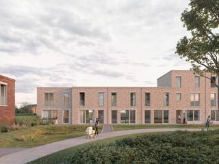 Langs de Bredestraat in Oostakker ontwikkelt Hectaar een nieuwe, groene woonwijk met 28 duurzame woningen, bestaande uit 9 halfopen en 19 gesloten bebouwingen. De woningen liggen rond een autovrij binnengebied, waardoor een rustig en kindvriendelijke woonbuurt ontstaat. Elke woning beschikt over een privatieve tuin en een eigen parkeerplaats. De buurt wordt aantrekkelijk dankzij ruime groenzones, nieuwe aanplantingen, een collectieve moestuin en een gedeelde fietsenberging. De ligging biedt een vlotte verbinding met zowel het centrum van Oostakker als de invalswegen richting Gent. In de nabije omgeving vind je winkels, scholen, openbaar vervoer en recreatie, terwijl het project zelf uitgroeit tot een kleinschalig en aangenaam woonerf.<br /><br /><strong>Indeling van de woning:</strong><br />Gelijkvloers: een inkomhal met gastentoilet, ruime en lichtrijke leefruimte met open keuken, praktische berging.<br />Verdiep: een nachthal met apart toilet, 3 volwaardige slaapkamers, aparte berging en badkamer met ligbad, inloopdouche en dubbel lavabomeubel. <br /><br /><strong>Waarom kiezen voor dit project: </strong>
<ul>
<li>Verlaagd btw-tarief van 6% voor afbraak en heropbouw</li>
<li>Aantrekkelijke lanceringsprijzen</li>
<li>Volledig aangelegde en omheinde tuin</li>
<li>Eigen parkeerplaats met voorbereidingen voor elektrische laden</li>
<li>Vloerverwarming op het gelijkvloers in combinatie met lucht/water warmtepomp, inclusief zonnepanelen </li>
<li>Regenwaterput van 7.500 liter aangesloten op toiletten, wasmachine en buitenkraan</li>
</ul>
Of je nu op zoek bent naar een gezinsvriendelijke thuis of een slimme investering overweegt, dit project biedt een unieke combinatie van ligging, duurzaamheid en woonkwaliteit.<br />Contacteer ons vandaag nog voor meer informatie of een afspraak op ons kantoor.