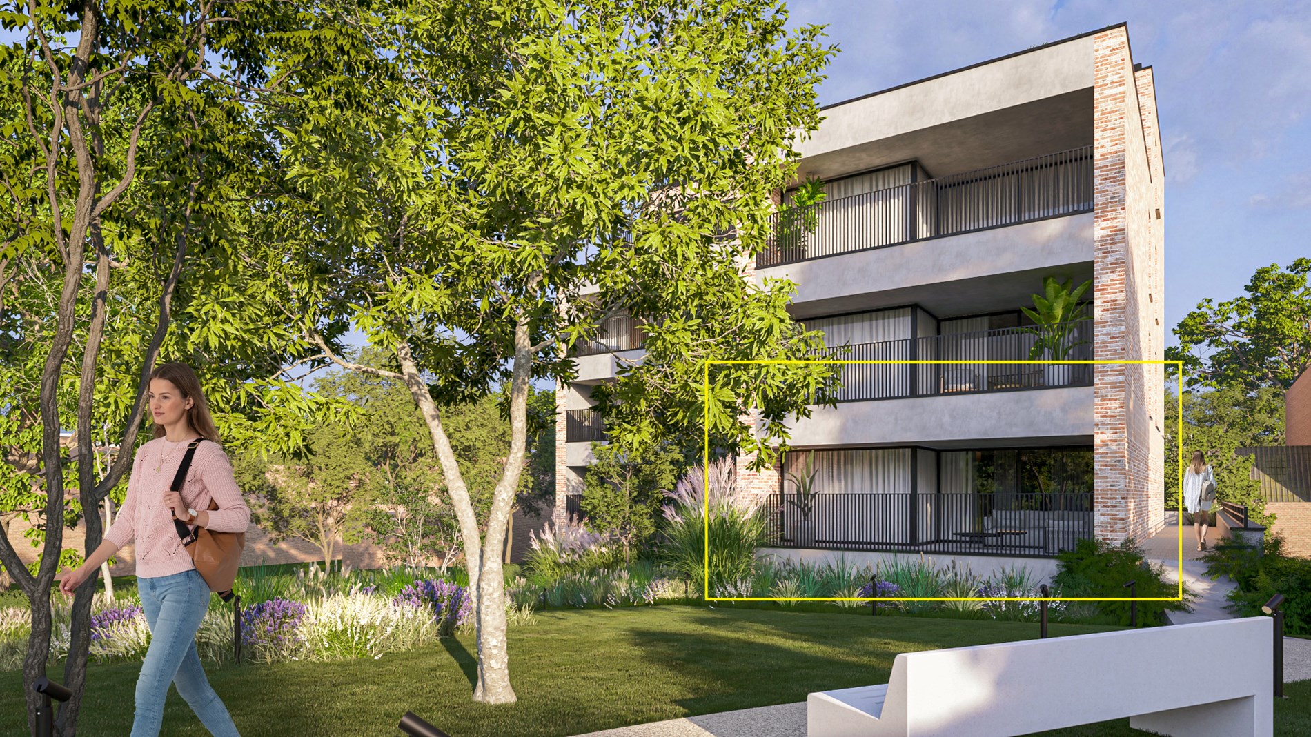 Nieuwbouwappartement met 2 slaapkamers en ruim terras uitgevend op het groene Mottepark, in res. De Motte, vlakbij het centrum van Hoeselt - foto 5