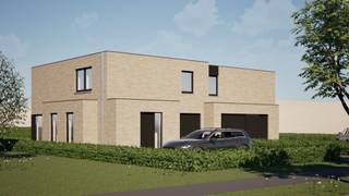 Te Torhout nabij het kasteeldomein van Wijnendale vinden we langs de Oostendestraat ter hoogte van nummer 360 deze nieuwe verkaveling bestaande uit 2 loten voor halfopen bebouwing terug. Deze loten worden gekenmerkt door hun topligging nabij het centrum van Torhout en hun goeie bereikbaarheid vanuit Torhout, Oostende, Gistel, Ichtegem, …. Een absolute meerwaarde bij deze verkaveling is hun zuidelijke oriëntatie en hun groene verzichten achteraan.<br /><br />Torhout vandaag meer en meer gekend als een bruisende en levende stad waar het aangenaam vertoeven is. Torhout combineert namelijk het bruisende stadsleven met het rustige karakter van het leven in een groene omgeving, hiervan zijn de mooie bossen zoals Groenhove bos en de kasteendomeinen van Wijnendale en d’Aertrycke stille getuigen van. <br /><br />Torhout biedt zijn inwoners en bezoekers een levendig stadscentrum aan met tal van winkels, restaurants en menigte andere ontspanningsmogelijkheden Dit levendig stadcentrum bevindt zich op zo’n 2 kilometer van de site.<br />De site zelf is tevens gemakkelijk te bereiken via het openbaar vervoer met een directe busverbinding tussen Torhout - Oostende (lijn 51) en tussen Diksmuide – Torhout – Aartrijke (lijn 64) op 20 meter van de site.<br /><br />Deze ruime halfopen bebouwing met lotnummer 1A ligt op een perceel van 851 m², waarvan zo'n 100,91 m² bebouwd. Deze woning heeft een bewoonbare oppervlakte van zo'n 187,89 m². Deze woning bestaat op de gelijkvloerse verdieping uit een inkomhal met apart toilet, een ruime leefruimte met open ingerichte keuken, een aparte bergruimte en een ruime inpandige garage. Op de eerste verdieping vinden we 3 ruime slaapkamers waarvan 1 met dressing, een bergruimte, een ruime badkamer en een nachthal met apart toilet. De tuin heeft een zuidelijke oriëntatie.<br /><br />Vraag gerust naar ons lastenboek en plannen op kantoor! (Vg, WgLk, Gmo, Gvkr, Vv) ~ E-peil: max E30 ~ Ref. OU29082<br /><br />Voor meer uitleg maken wij graag met u een afspraak voor een persoonlijk gesprek! Tot binnenkort? Residentie Vastgoed<br /><br />Residentie Vastgoed treedt niet op als bemiddelaar maar als verkoper van het onroerend goed.