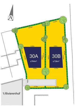 Ontdek deze charmante, landelijke nieuwbouwwoning op een perceel van 764 m² gelegen in de residentiële wijk 't Rivierenhof in Maldegem. Hier geniet je van een ideale ligging op slechts vijf minuten van de markt, met een vlotte verbinding via de Expresweg naar zowel Antwerpen als Knokke.

Deze nieuwe woning beschikt over: een inkomhal met toilet, een ruime woon- en eetkamer, een open keuken, een inpandige garage, een ruime gelijkvloerse berging, 4 slaapkamers, een badkamer met bad, inloopdouche en dubbele wastafel, een berging en een afzonderlijk toilet boven. In de ruime tuin wordt het volop genieten. Het gebruik van een warmtepomp, in combinatie met vloerverwarming en zonnepanelen zorgt ervoor dat jouw toekomstige energiefactuur onder controle blijft (E10).

Wil je de locatie bekijken? Het perceel ligt recht tegenover 't Rivierenhof 58. Contacteer ons en ontdek alle details!