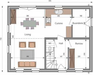 Nieuwbouw woning te koop op perceel bouwgrond van 18a08ca, heeft een perceelbreedte van 12,70m en een diepte van +/-163m. Dit perceel (te...