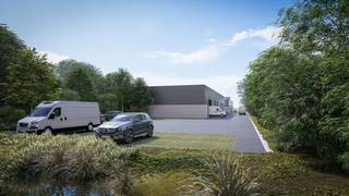 Nieuwbouw KMO unit (unit 10) met parkeerplaats in 'Park van Gucht', in Sint-Gillis Dendermonde. De unit heeft 1 toegangsdeur en 1 sectionaal poort...