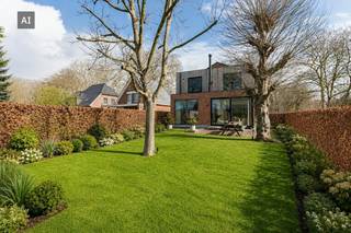 Are you looking for a unique combination of peace, modern comfort and sustainability? This beautifully renovated home (2025) at Riddermoerstraat 14 in Branst offers everything you are looking for. Located a stone's throw from the center of Branst and the beautiful Scheldt dikes, you can enjoy endless walking and cycling tours in nature here.Durability & High Quality FinishThanks to a total renovation, this house has an EPC label A. The house is fully future-proof with a geothermal heat pump, solar panels and floor heating. The stylish liquid floor throughout the house and the use of high-quality materials provide a luxurious look.Layout of the houseGround floor: Entrance hall with guest toilet, a spacious open kitchen and an adjoining, bright living space. Large windows offer stunning views of the garden and surrounding nature.First floor: 4 spacious bedrooms and 2 modern bathrooms. The master bedroom has an ensuite bathroom.Storage space: A large crawl cellar under the entire house and a spacious attic.Garden with large warehouse (100 m²)The house is located on a spacious plot with a deep garden. At the back, you will find a spacious 100 m² warehouse, an ideal asset for the self-employed, hobbyists or as extra storage space.In short: A ready-to-move-in, ultra-modern home in a prime location in Branst!For more information, please contact Dewaele Vastgoed. Register of measures: no